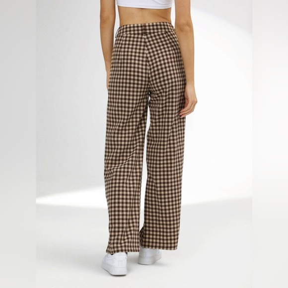 Cider - Brown Check Home Long Pants - Picture 2 of 2